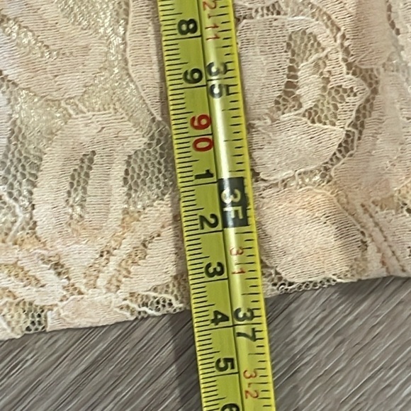 Anthropologie Comme Toi Women’s Dress Small Pink Ditsy Floral Lace Girlhoodcore - Picture 14 of 14